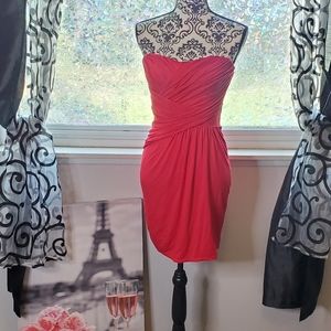 Ruched mini dress